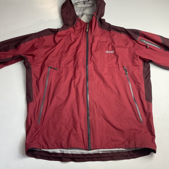Sherpa Adventure Gear Full Zip Mens M Shell Pullover Parka Rain Jacket - Picture 9 of 16